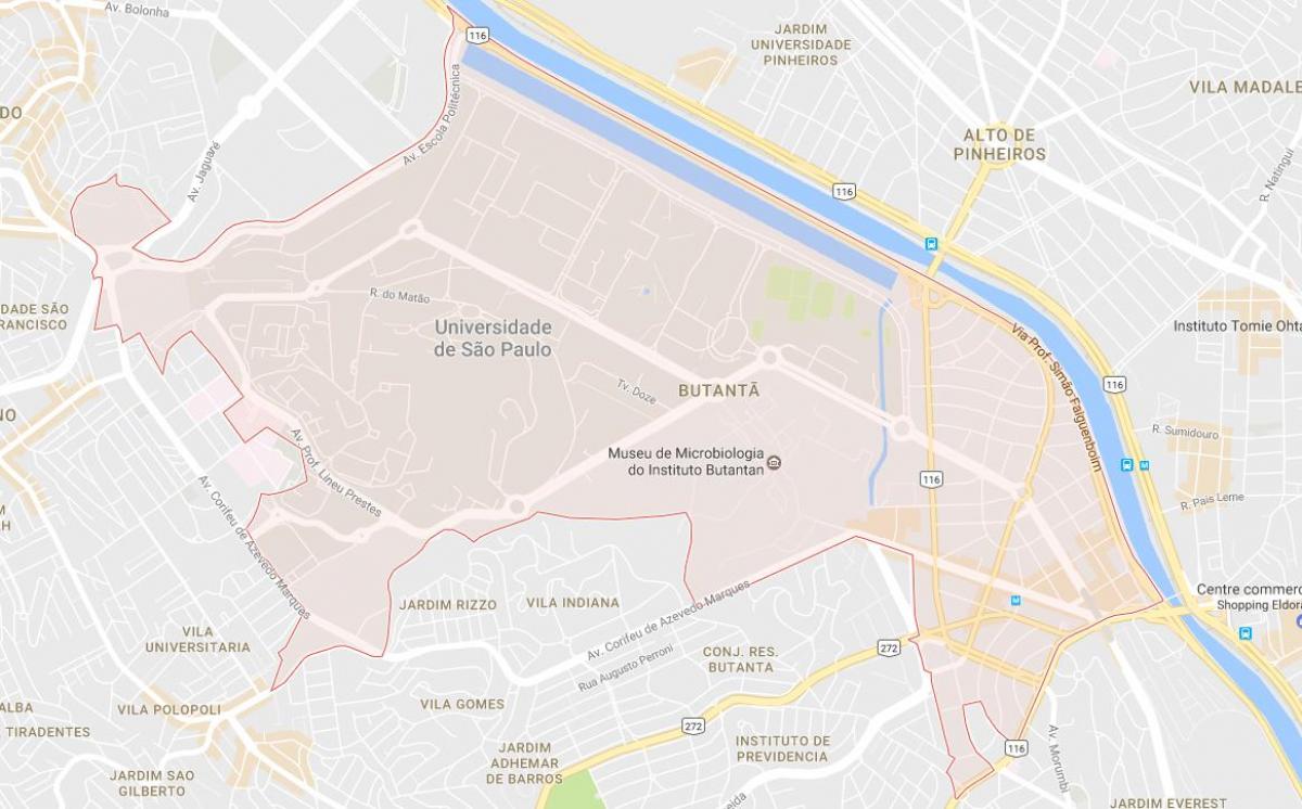 Bản đồ của Butantã São Paulo