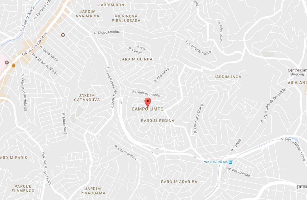 Bản đồ của Campo Limpo São Paulo
