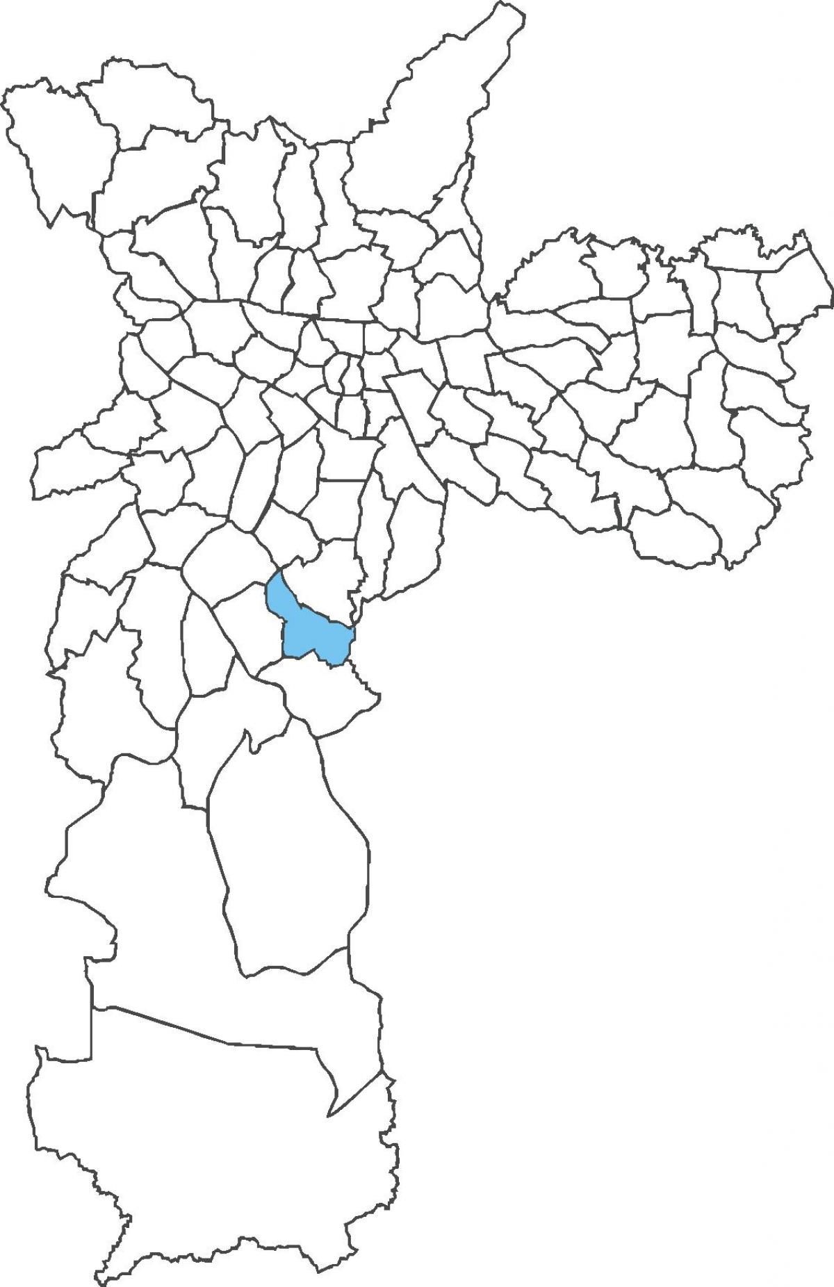 Bản đồ của Cidade Lucas quận