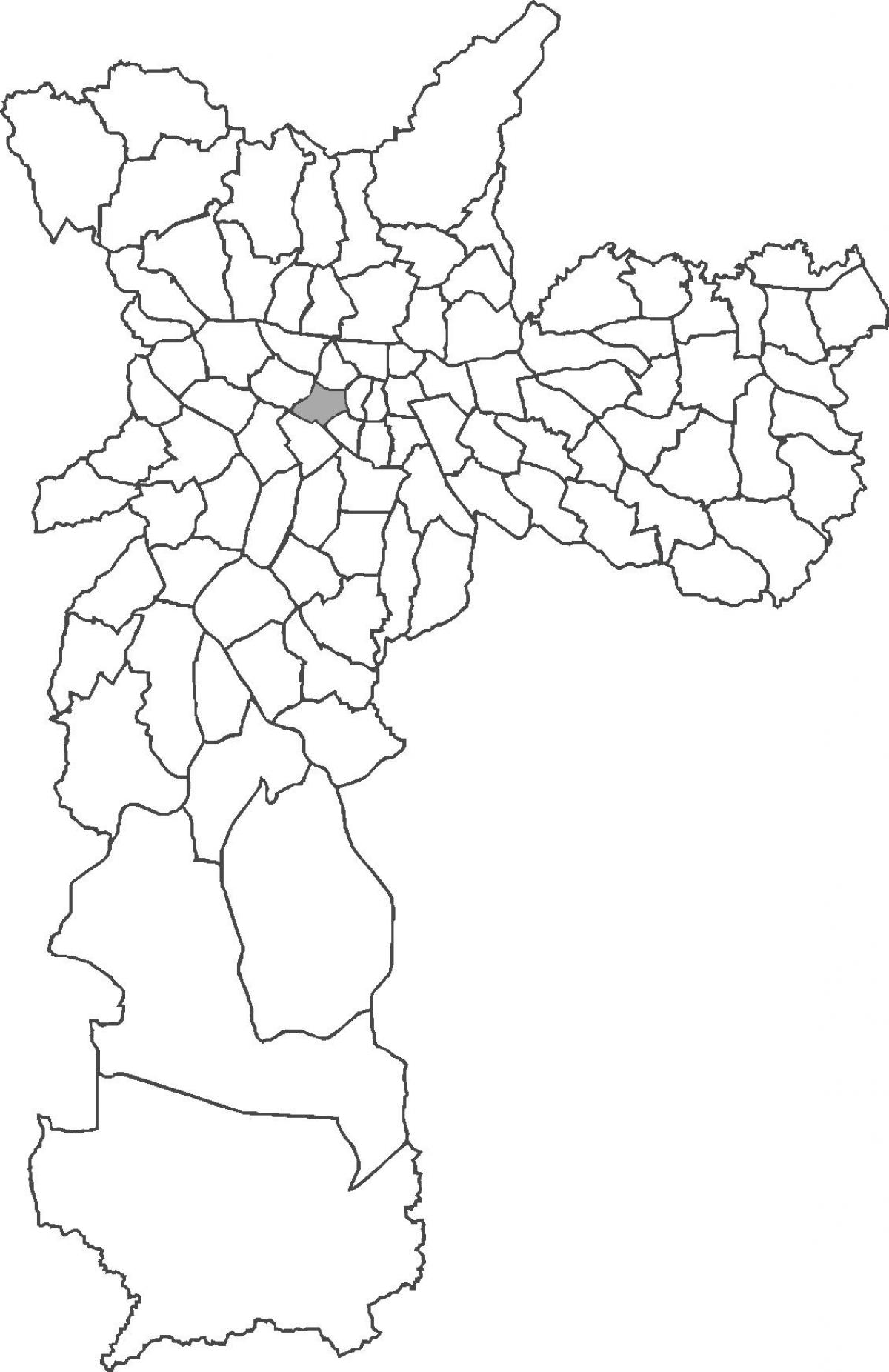 Bản đồ của Consolação quận