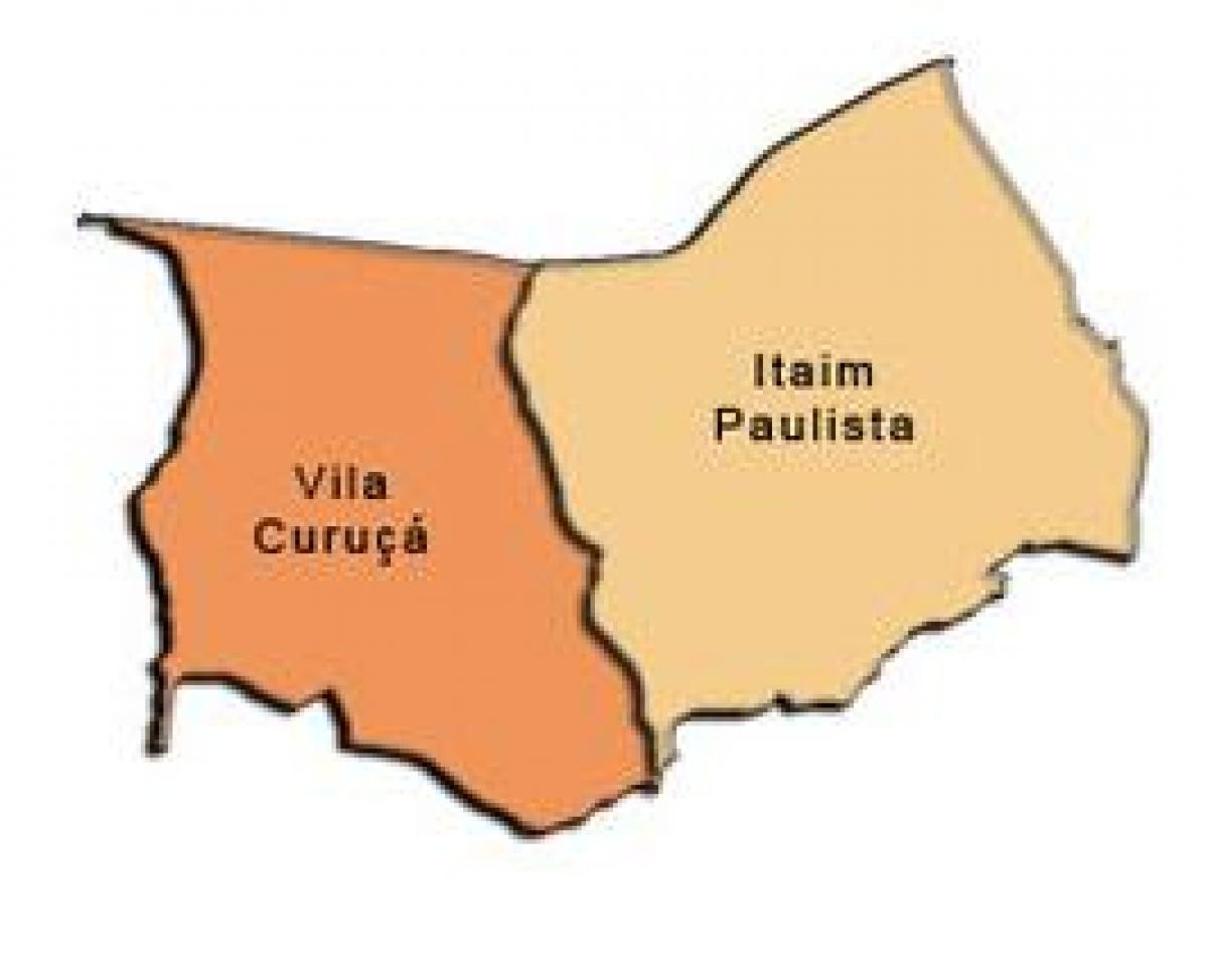 Bản đồ của Itaim são paulo - Vila Curuçá phụ tỉnh
