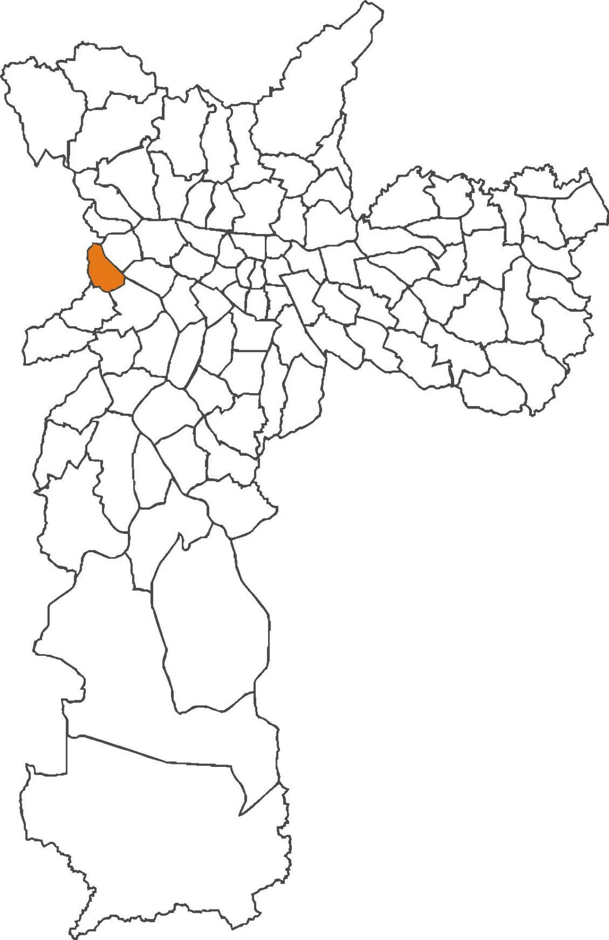 Bản đồ của Jaguaré quận