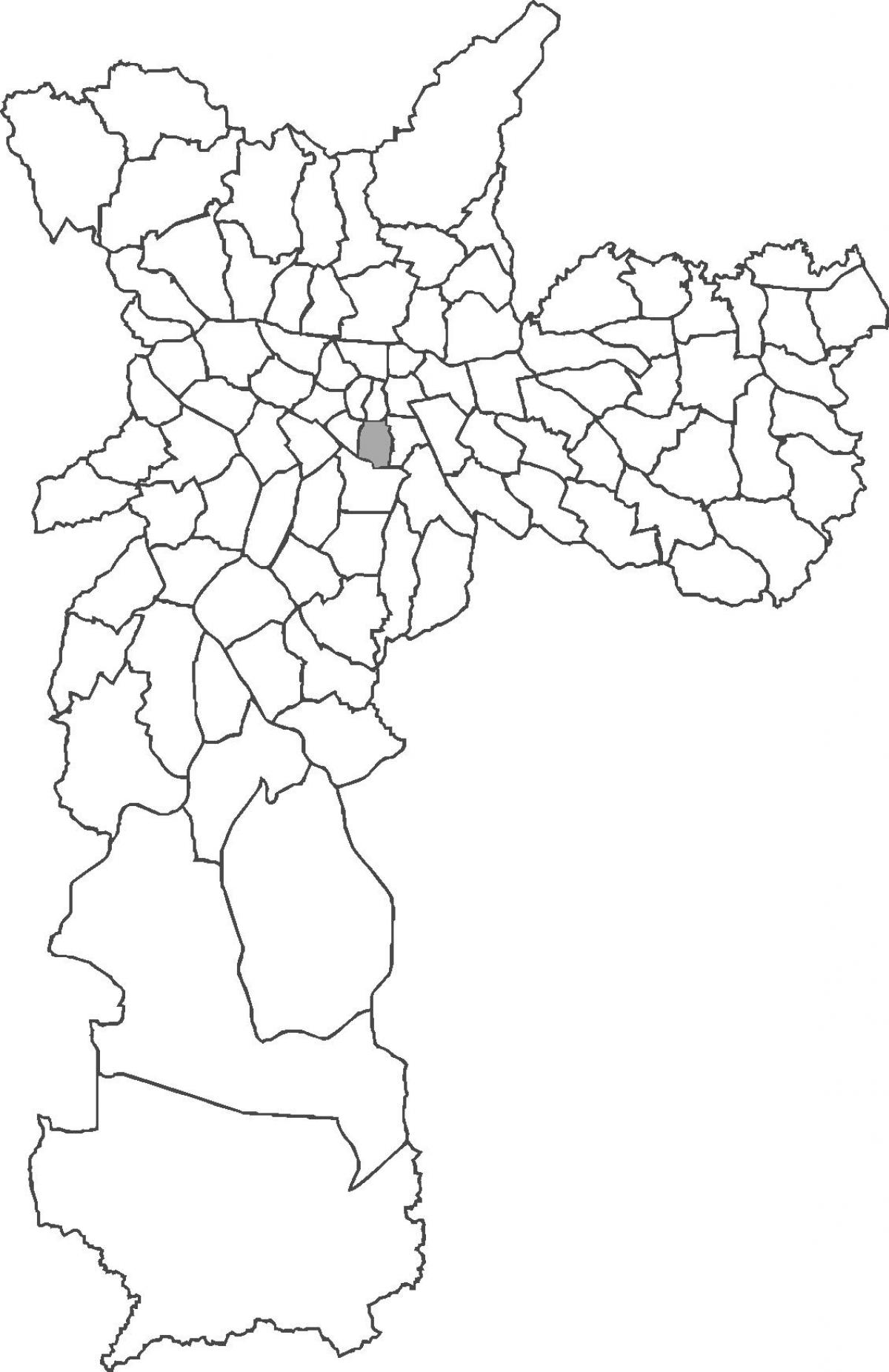 Bản đồ của Liberdade quận