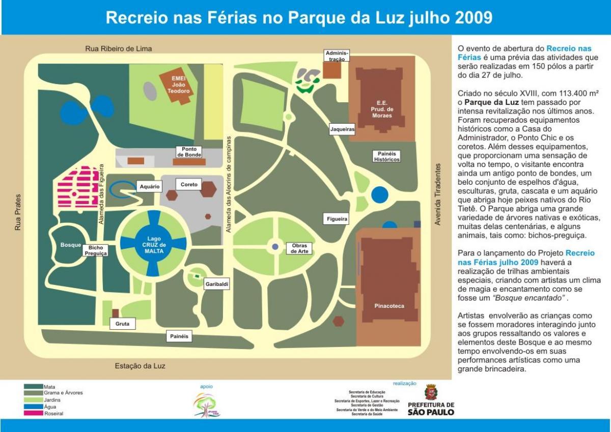 Bản đồ của Luz park São Paulo