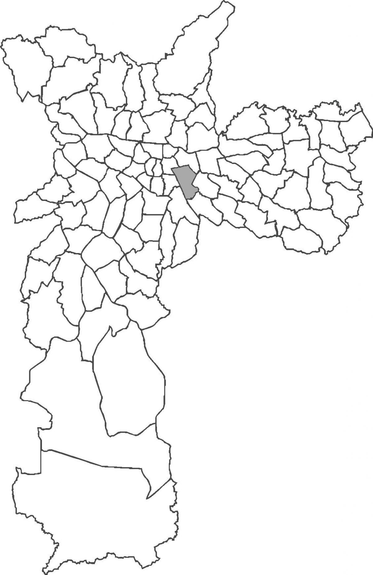 Bản đồ của Mooca quận