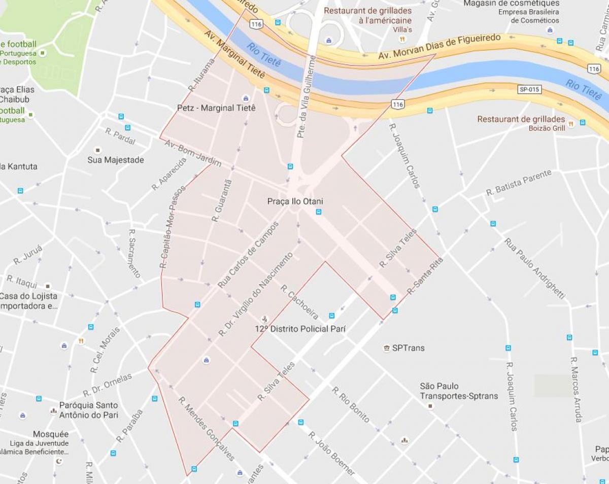 Bản đồ của Pari São Paulo