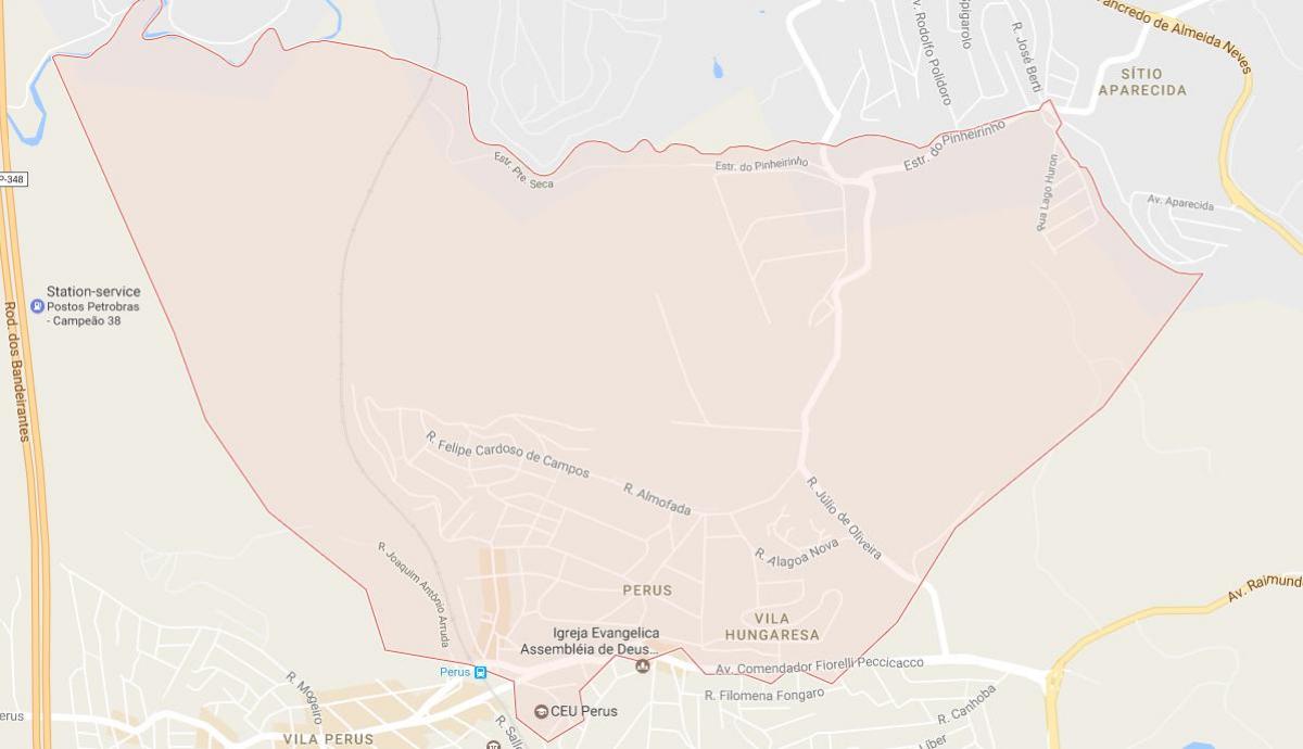 Bản đồ của Peru São Paulo