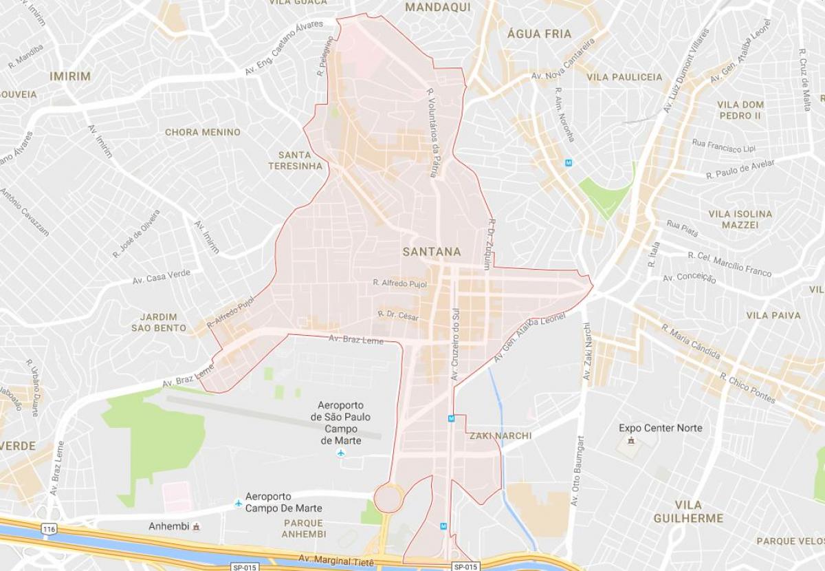 Bản đồ của Santana São Paulo
