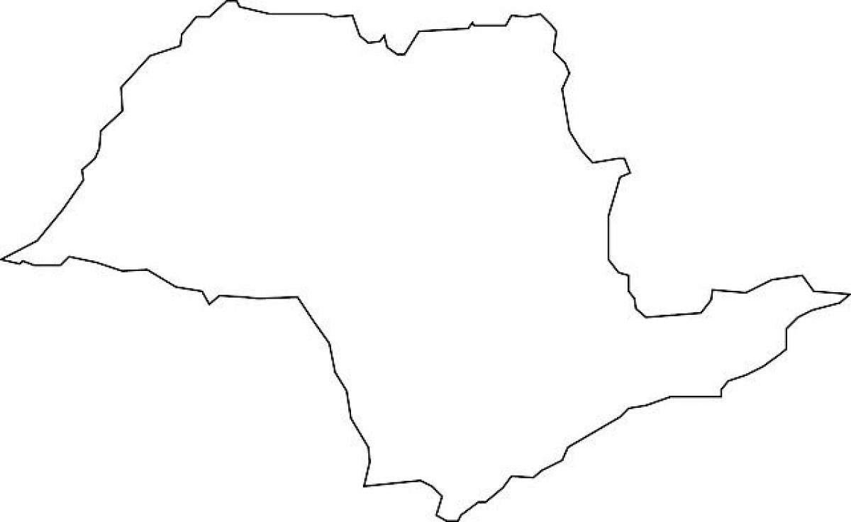 Bản đồ của São Paulo véc tơ