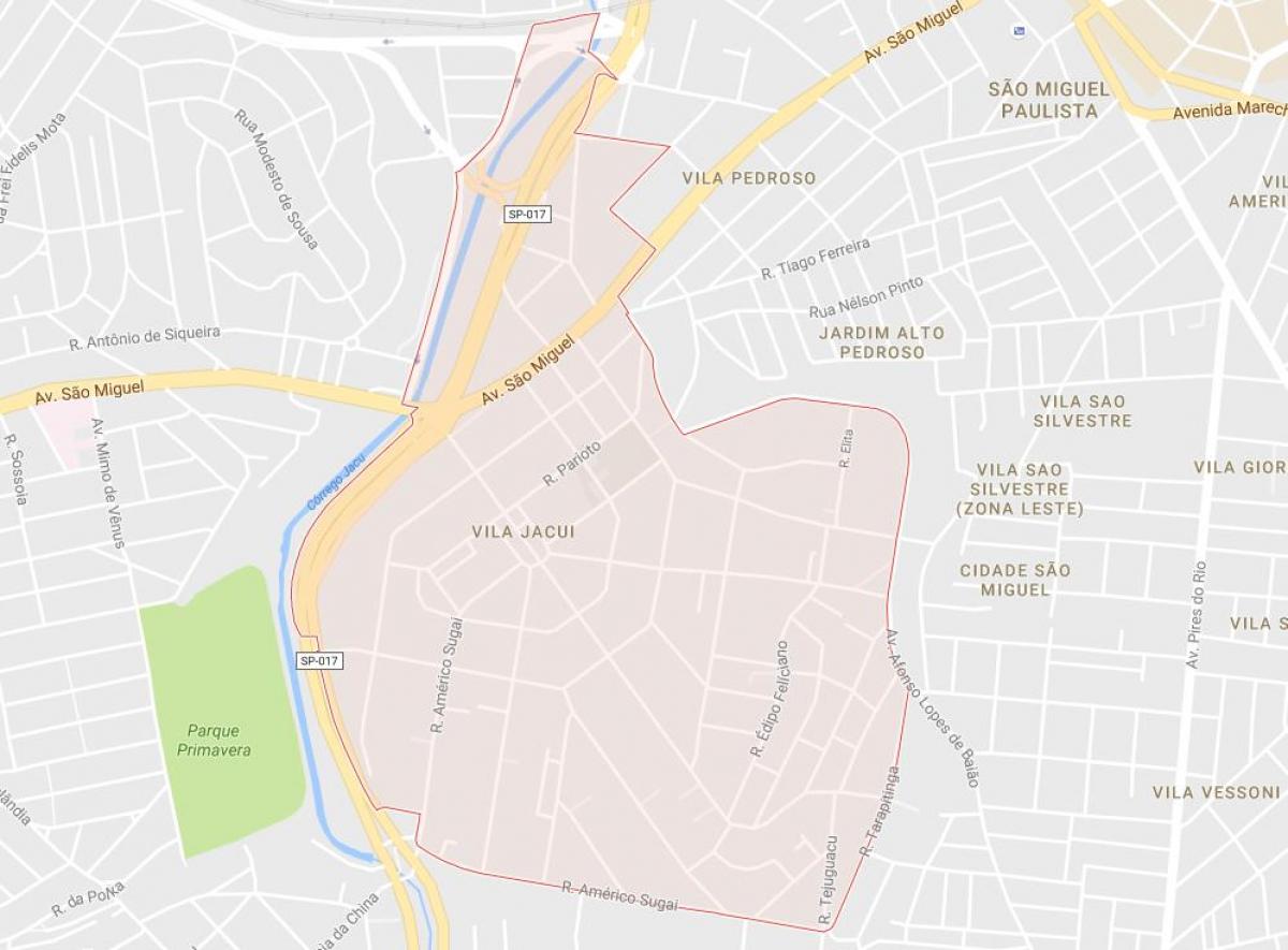 Bản đồ của Vila Jacuí São Paulo