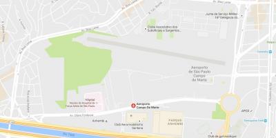 Bản đồ của Campo de Quang sân bay