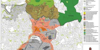 Bản đồ của Casa Verde São Paulo - Nghề nghiệp của đất