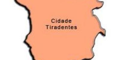 Bản đồ của Cidade Tiradentes phụ tỉnh