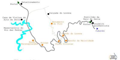 Bản đồ của đường với Biển São Paulo