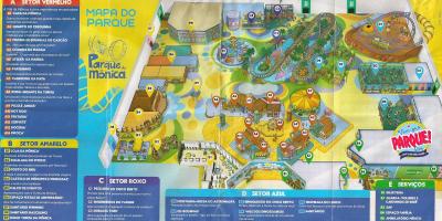 Bản đồ của Monica park
