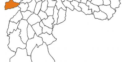 Bản đồ của Raposo Chủ quận