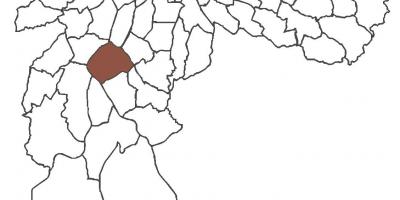 Bản đồ của Santo Tất quận
