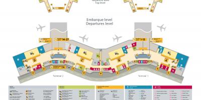 Bản đồ của sân bay quốc tế São Paulo-sao-paulo