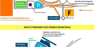 Bản đồ của sân bay quốc tế Viracopos