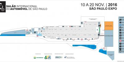 Bản đồ của tự động hiển thị São Paulo