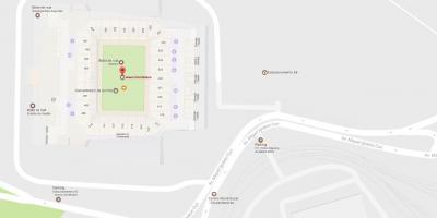 Bản đồ của đấu Trường Corinthians - Truy cập