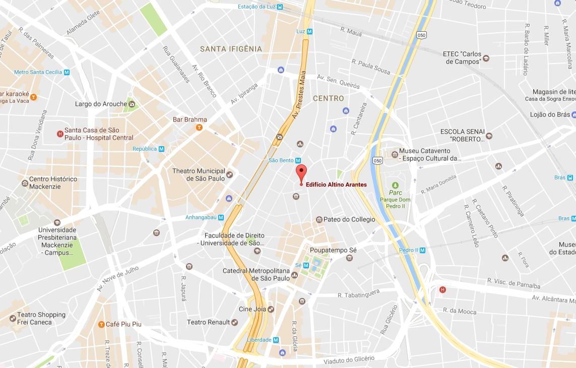 Bản đồ của Altino Arantes