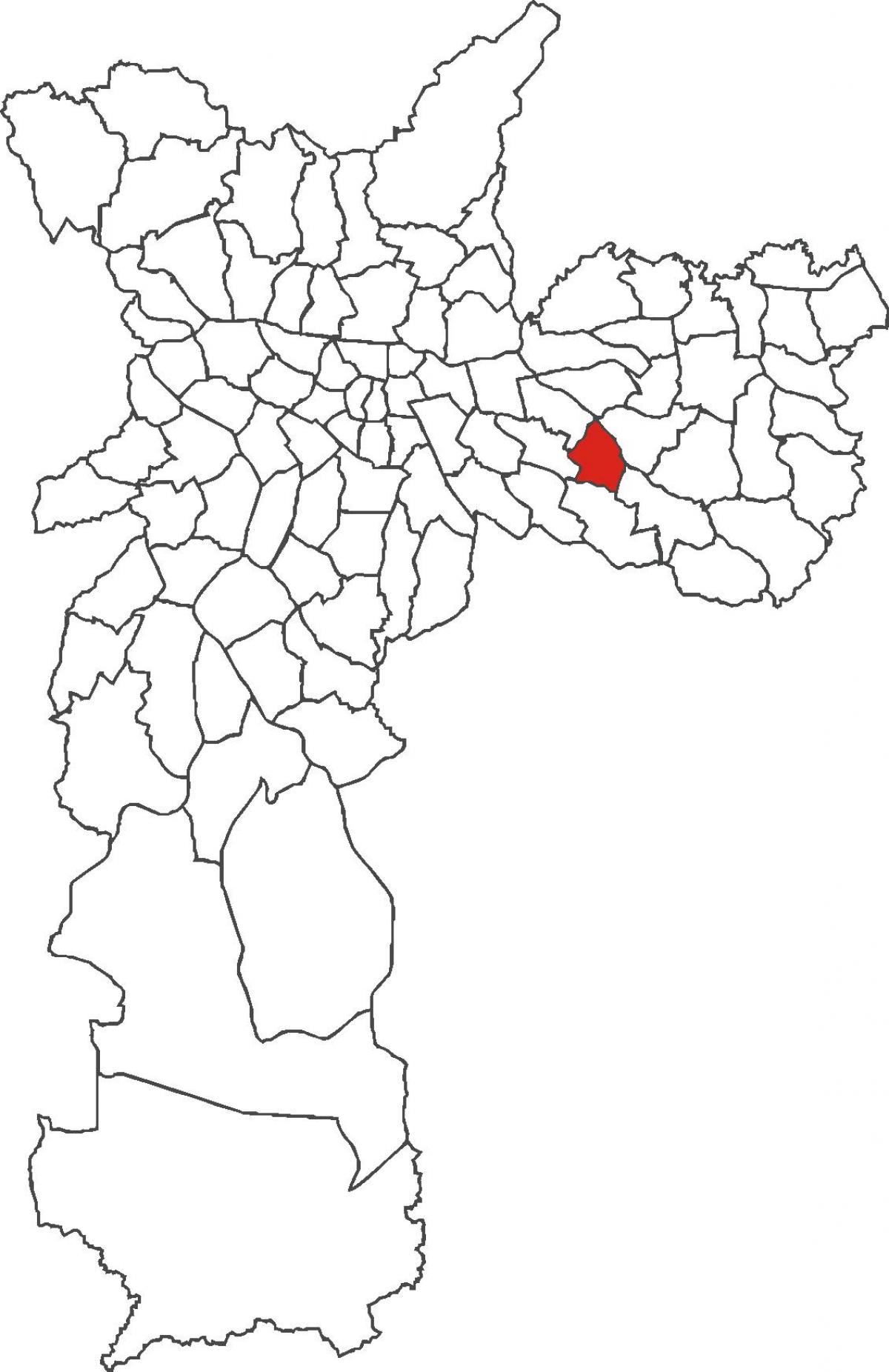 Bản đồ của Aricanduva quận