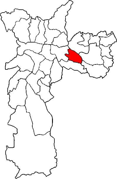 Bản đồ của Aricanduva-Vila Formosa phụ tỉnh São Paulo