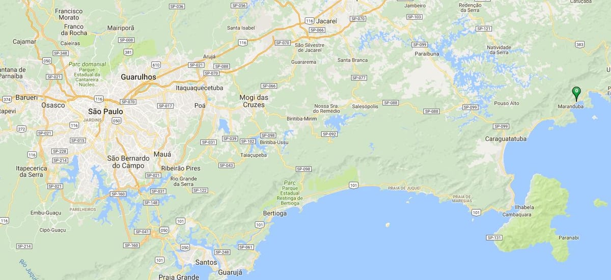 Bản đồ của bãi biển Tây