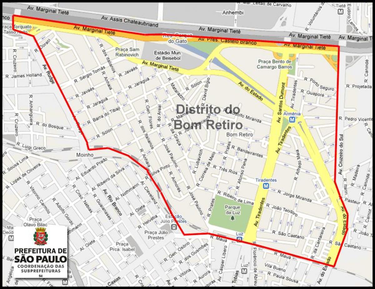 Bản đồ của Bom Mùa São Paulo