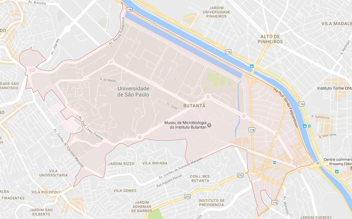 Bản đồ của Butantã São Paulo