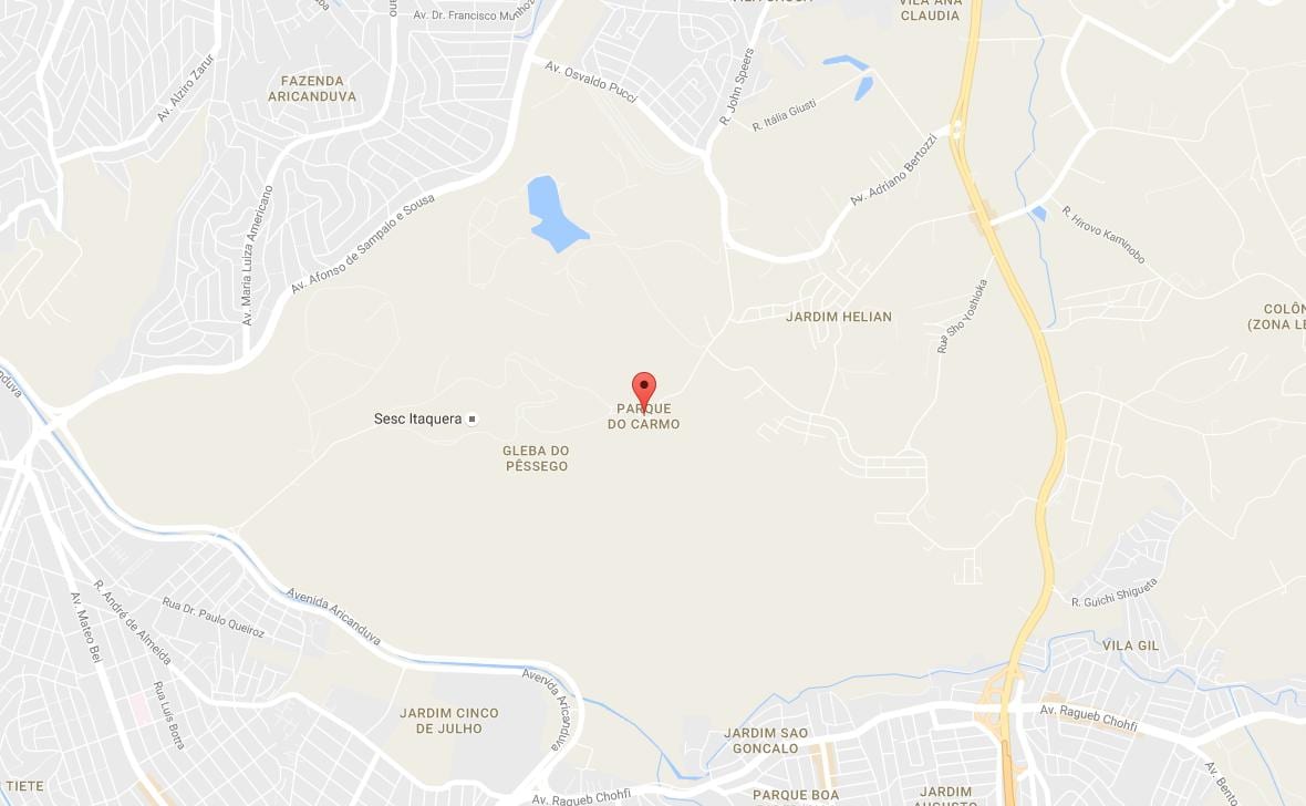 Bản đồ của Công làm Carmo São Paulo