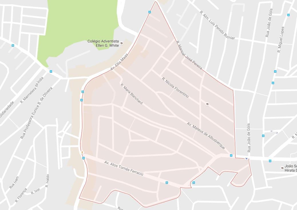 Bản đồ của Capão Redondo São Paulo