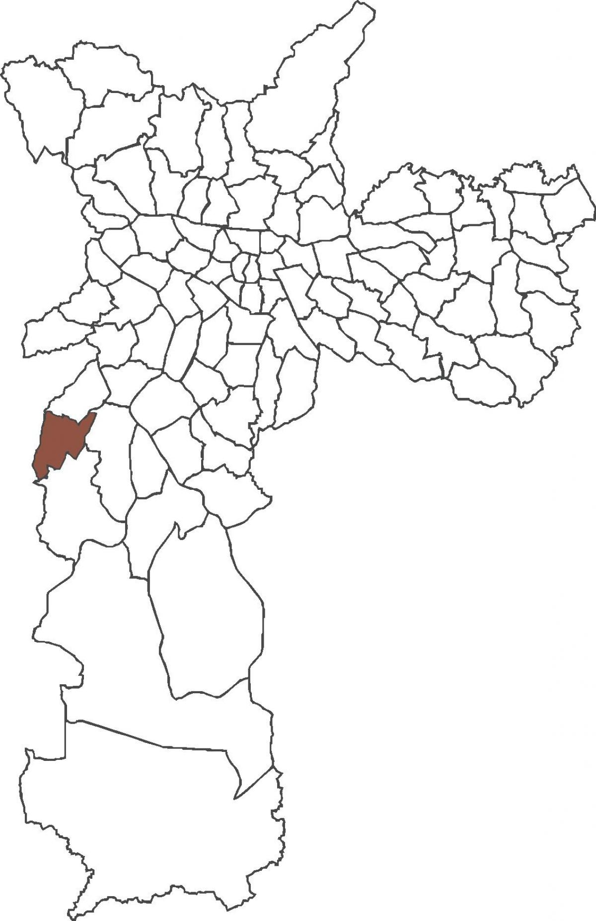 Bản đồ của Capão Redondo quận