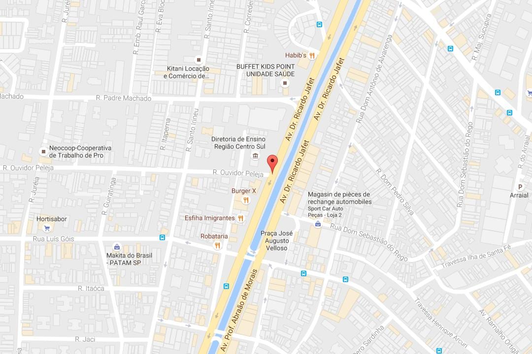 Bản đồ của Cursino São Paulo