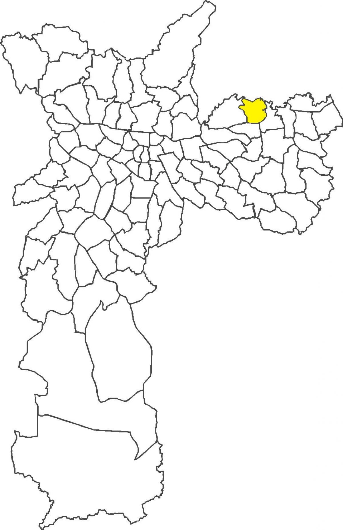 Bản đồ của Ermelino mát-xa dầu quận