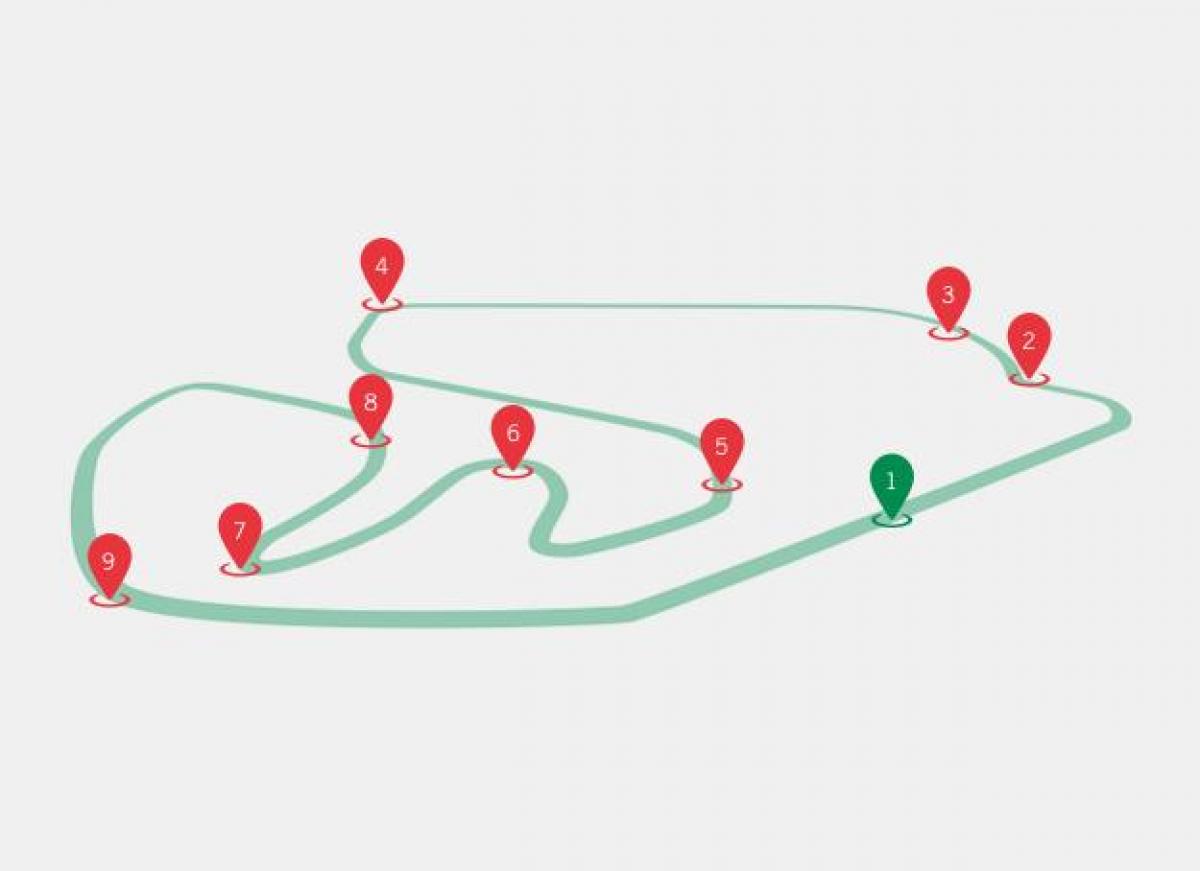 Bản đồ của GP Brazil F1