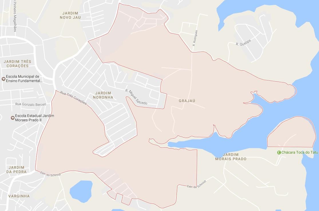 Bản đồ của Grajaú São Paulo