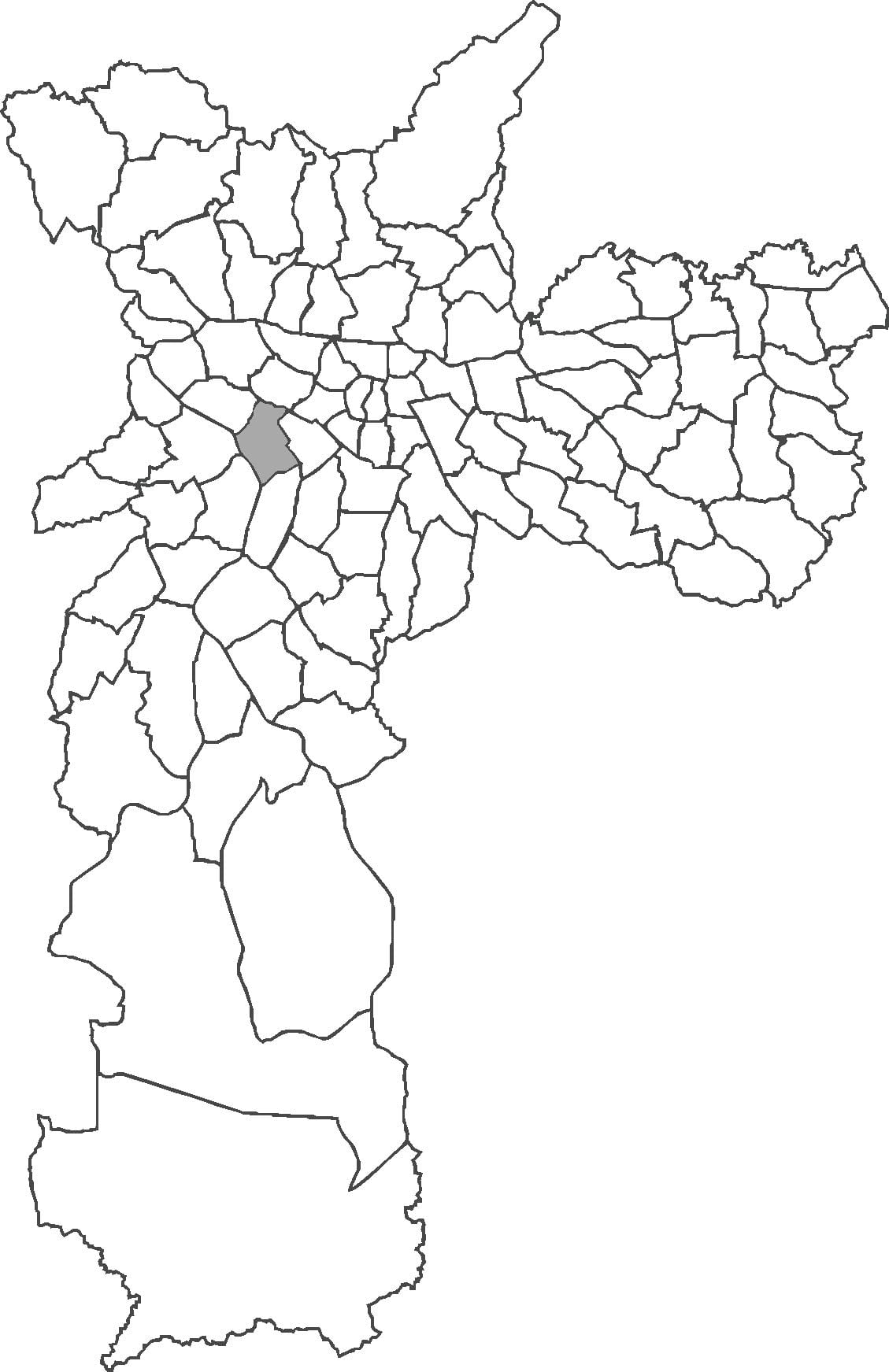 Bản đồ của hồ bơi quận