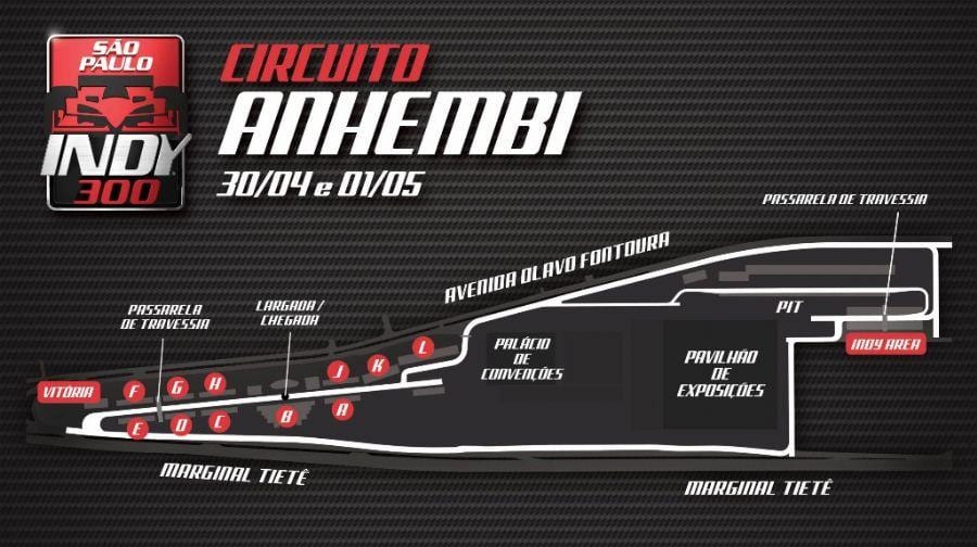 Bản đồ của Indy 300 São Paulo