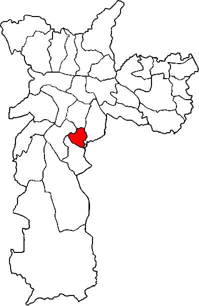 Bản đồ của Jabaquara phụ tỉnh São Paulo