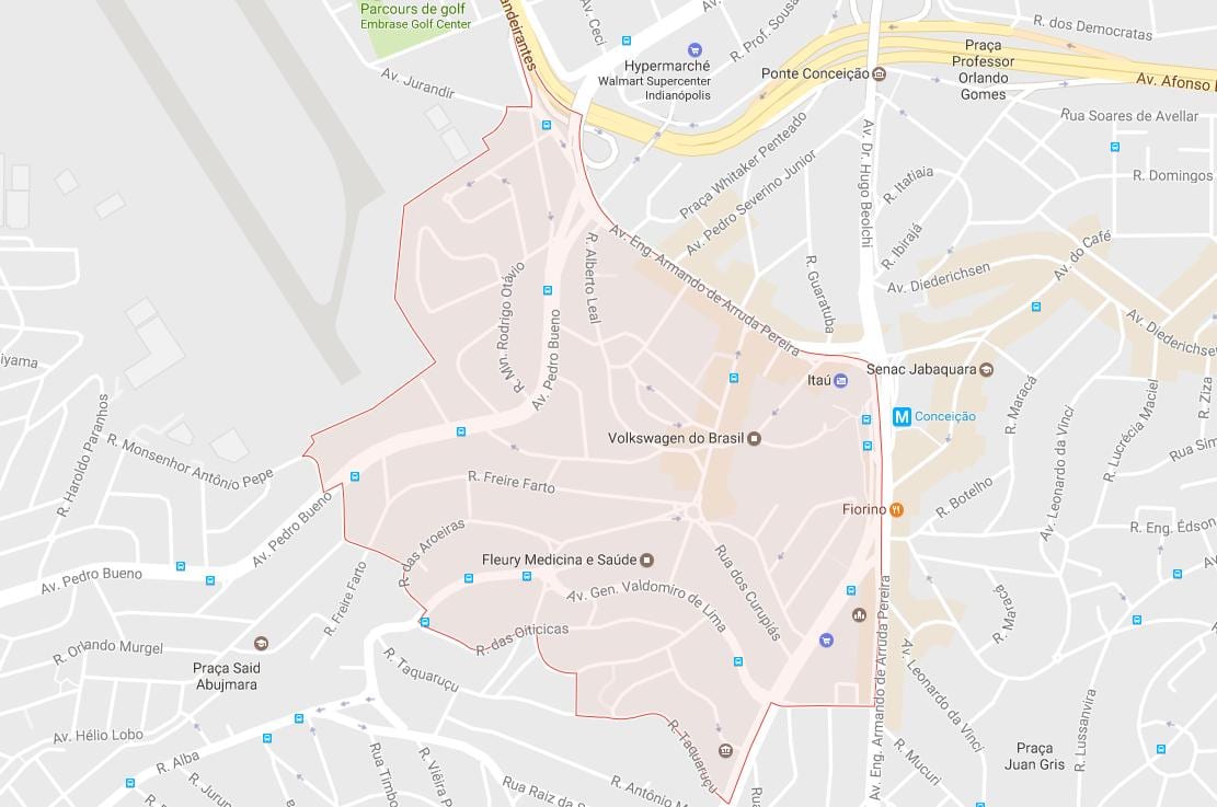 Bản đồ của Jabaquara São Paulo