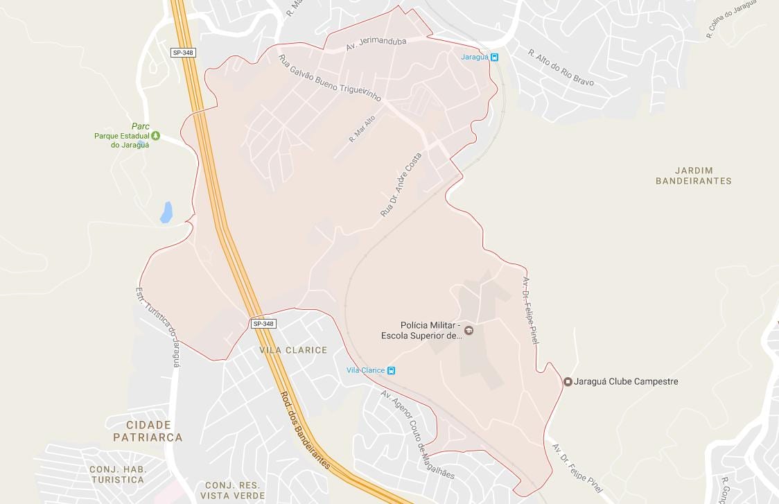 Bản đồ của Jaraguá São Paulo