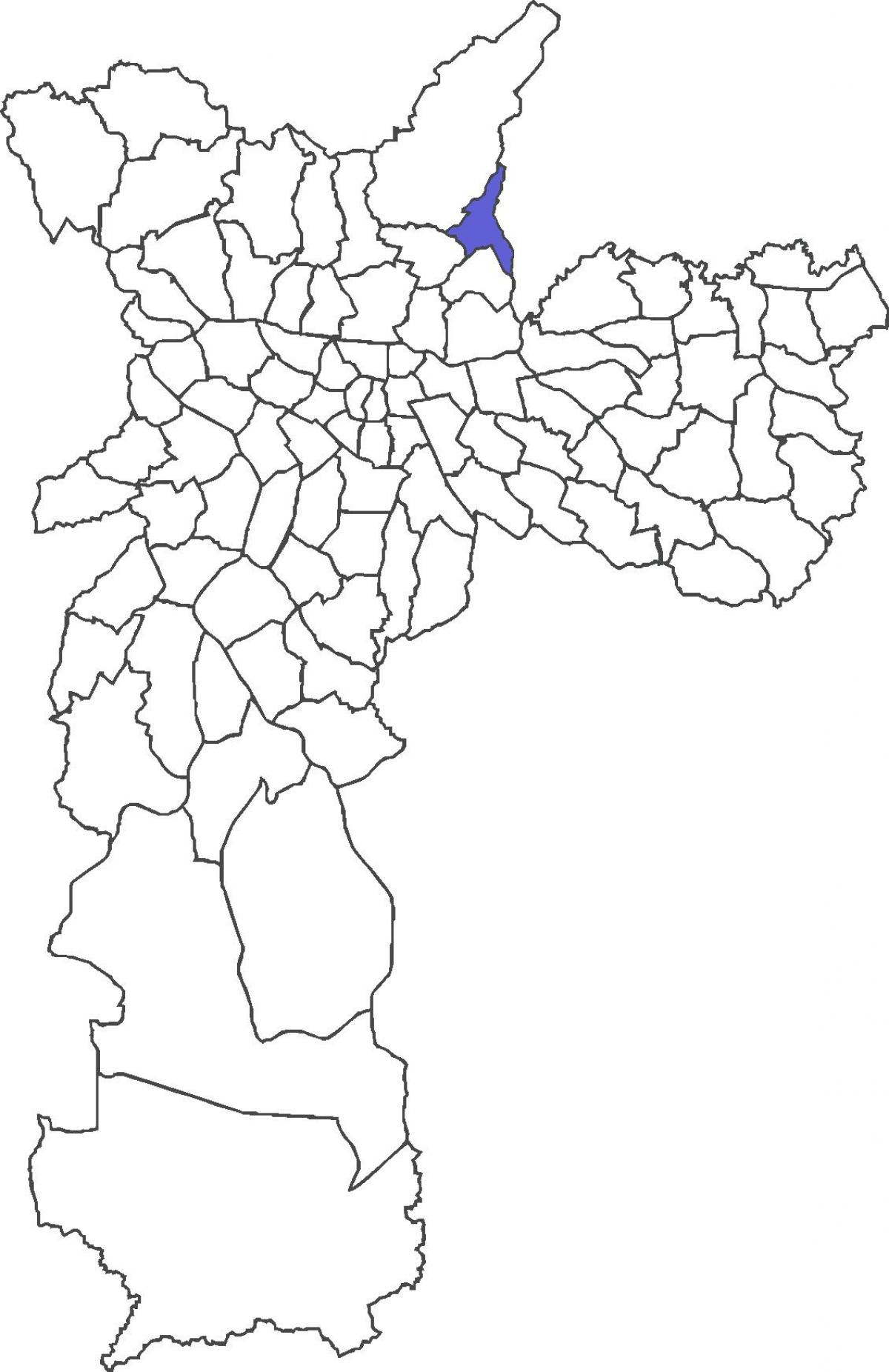 Bản đồ của Jaçanã quận