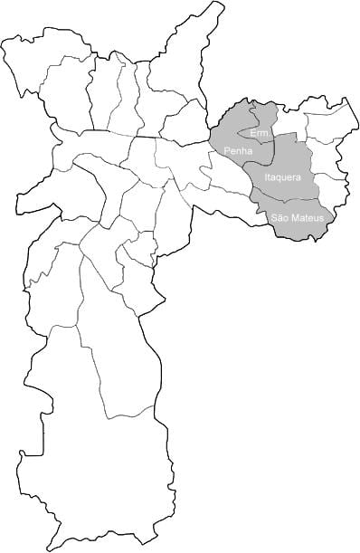 Bản đồ của khu Timo 1 São Paulo