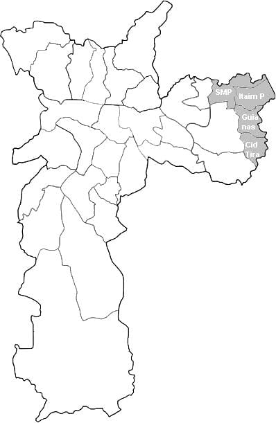 Bản đồ của khu Timo 2 São Paulo
