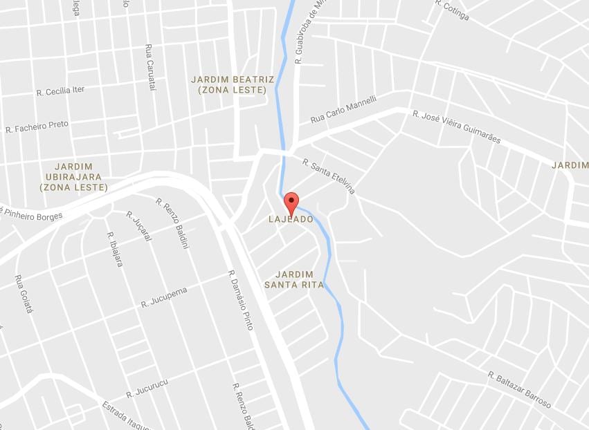 Bản đồ của Lajeado São Paulo