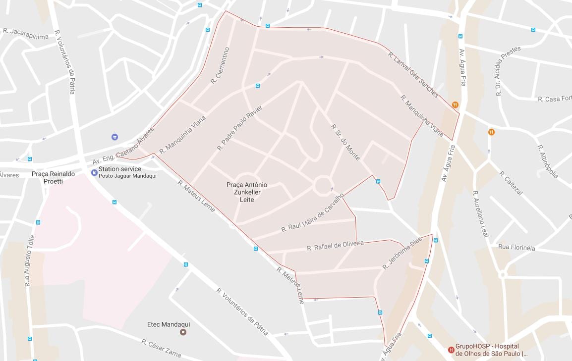 Bản đồ của Mandaqui São Paulo