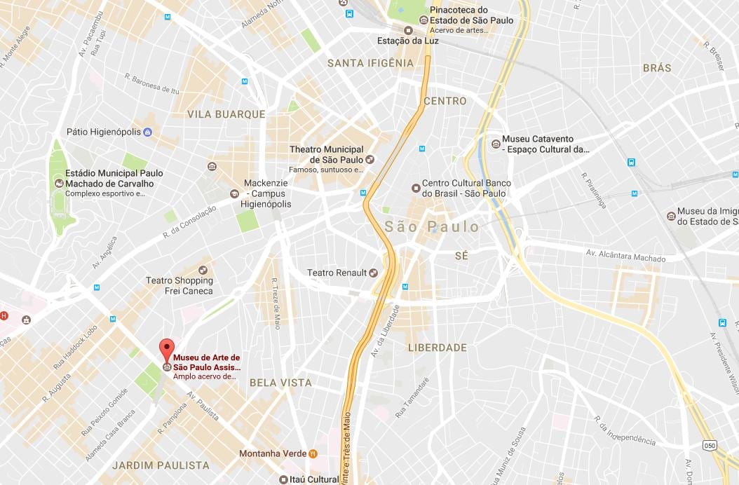 Bản đồ của MASP