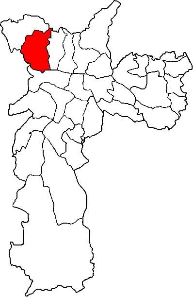 Bản đồ của Pirituba-Jaraguá phụ tỉnh São Paulo